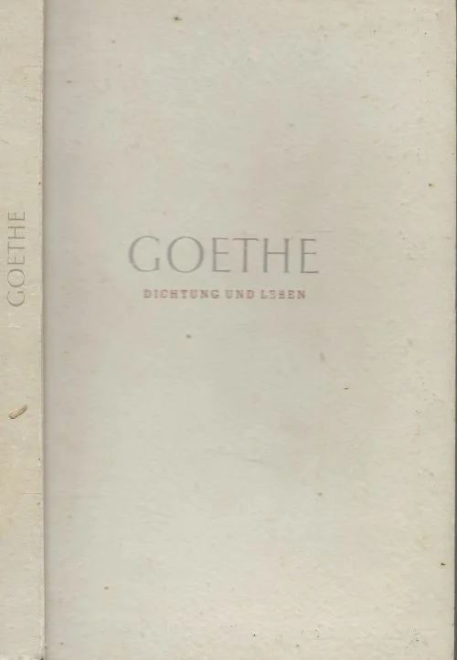 Express Levering Goethe Dichtung und Leben Babara Nottmeyer Oberstadion im Sommer 1946