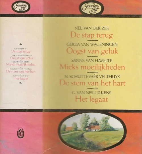 Gouden vijf deel 18 met De stap terug en Oogst van geluk + Mieks Moeilijkheden & De stem van het Hart en ook Het Legaat Beste Prijs