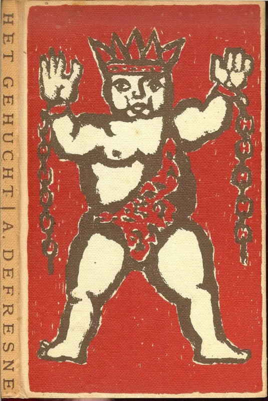 Actieprijs Het gehucht Defresne, A. en illustraties , en typografie en bandontwerp H.P. Doebele te Amsterdam