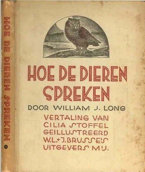 Hoe de dieren spreken W.J. Long met toestemming van den schrijverWilliam J. Long met Zwart – Wit Fotos Dagaanbieding