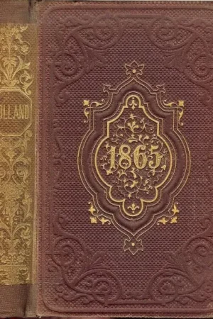 Flitsaanbieding HOLLAND.ALMANAK voor 1865 met mooie gravures Mr.j.van.LENNEP