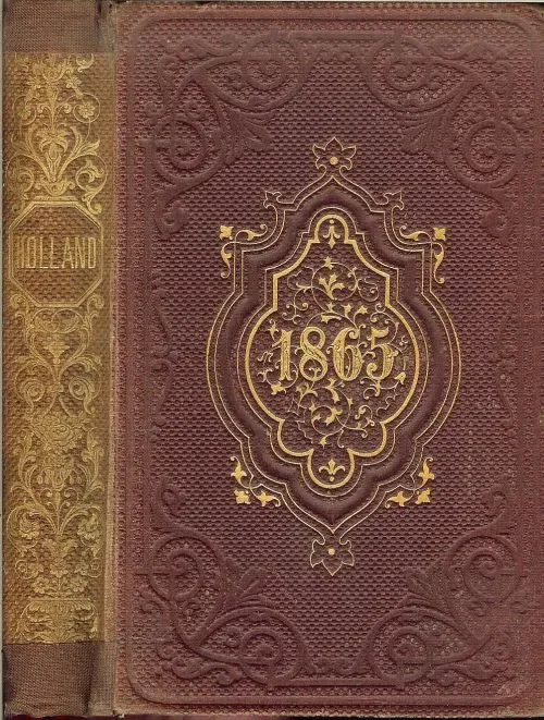 Flitsaanbieding HOLLAND.ALMANAK voor 1865 met mooie gravures Mr.j.van.LENNEP
