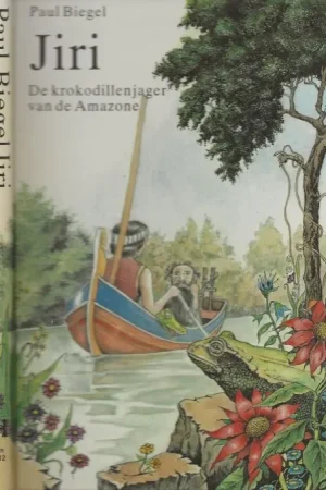 Uitverkoop Jiri De Krokodillenjager van de AmzoneBiegel, Paul . Omslag en tekeningen van Eva Jarnerud