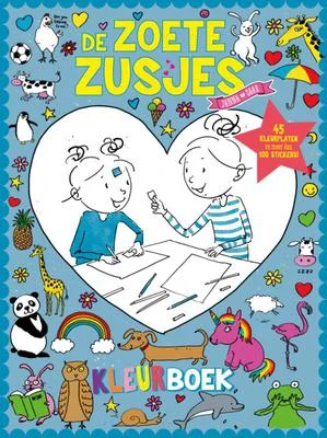 De Zoete Zusjes kleurboek Direct Verzonden