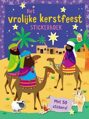 Lage Kosten Het vrolijke kerstfeest stickerboek