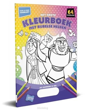 Weekendaanbieding Kleurboek - Met Bijbelse Helden