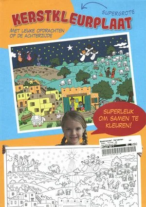 Kerstkleurplaat Koop Online