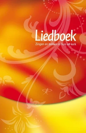 Populair Liedboek Rood/geel Witsnede