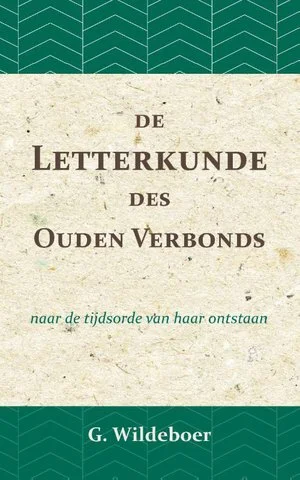 De letterkunde des Ouden Verbonds Koop Vandaag