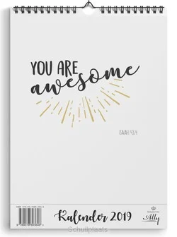 Lage Prijs MAANDKALENDER BEAUTIFUL DAY 2019