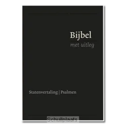BIJBEL MET UITLEG 14X20 ZWART, LUXE Betaalbaar