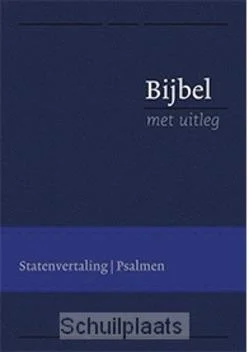 Betrouwbaar BIJBEL MET UITLEG 17X24 LUXE BLAUW