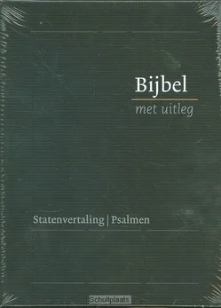 BIJBEL MET UITLEG 14X20 ZWART HARDE BAND Snelle Levering