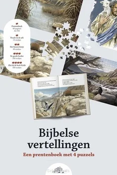 BIJBELSE VERTELLINGEN MET 4 PUZZELS Hoge Kwaliteit