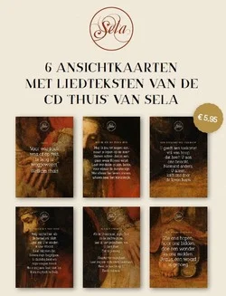THUIS KAARTEN SET VAN 6 GESORTEERD Must-Have
