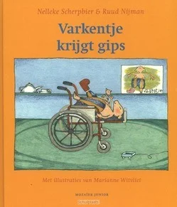 Dagaanbieding VARKENTJE KRIJGT GIPS