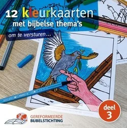 12 KLEURKAARTEN DL3 MET BIJBELSE THEMA S Op = Op