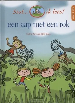 AAP MET EEN ROK Snelle Levering