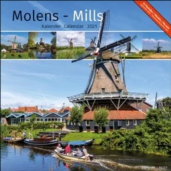 Dagaanbieding MOLENS MAANDKALENDER 2021 30X30CM