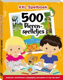 XXL SPELBOEK - 500 DIERENSPELLETJES Finale Uitverkoop