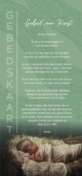 Bestseller GEBEDSKAART GEBED VOOR KERST