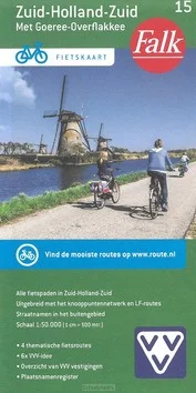FALK VVV FIETSKAART 15 ZUID-HOLLAND-ZUID Gereduceerde Prijs