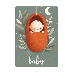 Superprijs KAART SLAPENDE BABY