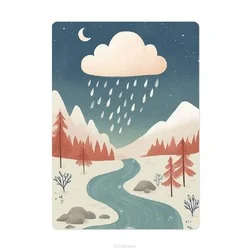 KAART WINTERLANDSCHAP Superprijs