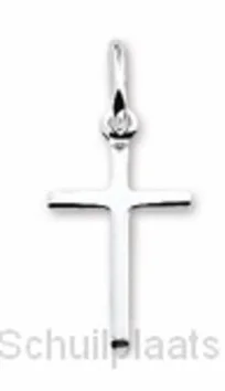 Nieuw SILVER PENDANT CROSS 15,5MM