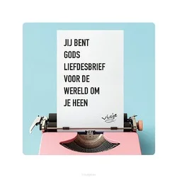 VISJE BORDJE LIEFDESBRIEF Speciale Aanbieding
