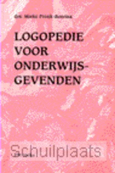 Shop Nu LOGOPEDIE VOOR ONDERWIJSGEVENDEN / DRUK