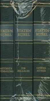 Nieuw STATENBIJBEL 3 DLN ZWART HERZIENE UITGAV