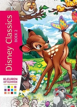 DISNEY CLASSICS BOEK 2 KLEUREN OP NUMMER Direct Beschikbaar