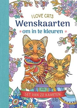 WENSKAARTEN OM IN TE KLEUREN - I LOVE CA Speciale Aanbieding