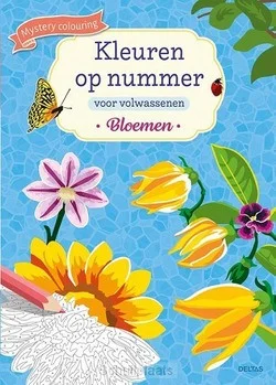 Meest Verkocht KLEUREN OP NUMMER VOOR VOLWASSENEN BLOEM