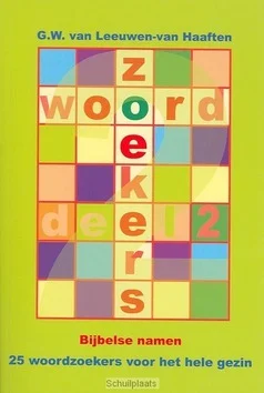 WOORDZOEKERS 2 BIJBELSE NAMEN Speciale Aanbieding