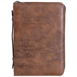Dagaanbieding BIBLECOVER LARGE BROWN FOR I KNOW THE PL