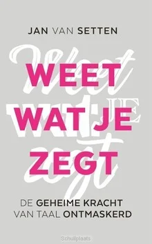 Merkproduct WEET WAT JE ZEGT