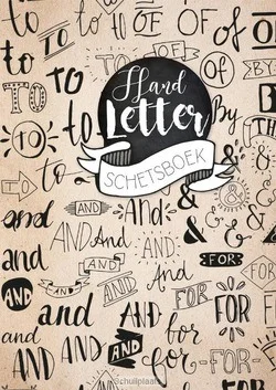 Favoriet HANDLETTER SCHETSBOEK