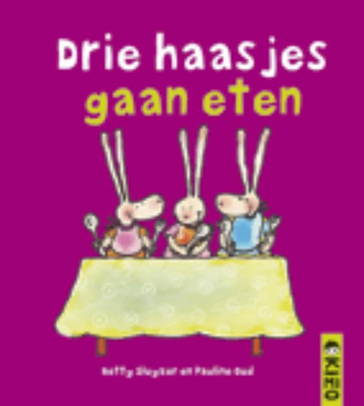 Drie haasjes gaan eten / Kimio Hoge Kwaliteit