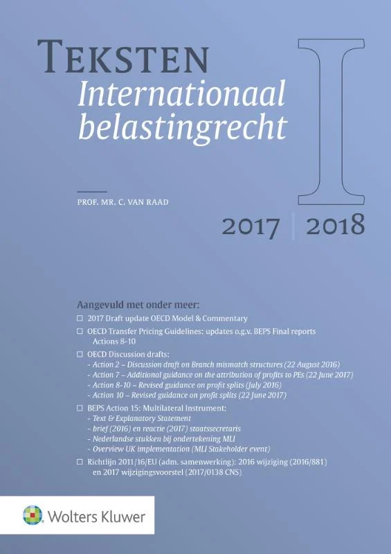 Lage Kosten Teksten Internationaal belastingrecht 2017/2018