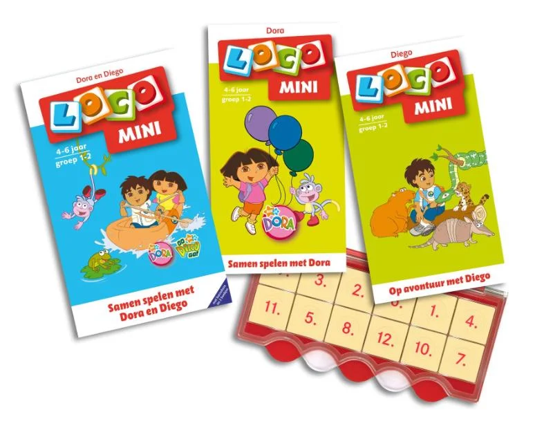 Exclusieve Aanbieding Mini Loco Dora en Diego set 4-6 jaar