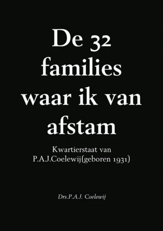 Gratis Retour De 32 families waar ik van afstam
