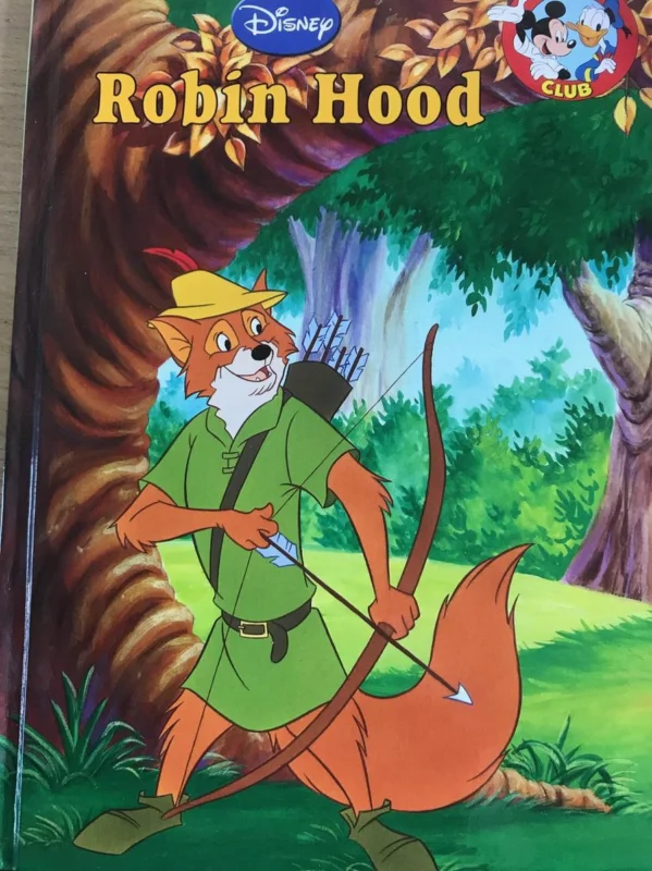 Direct Beschikbaar Robin Hood Disney club leesboek met luister CD