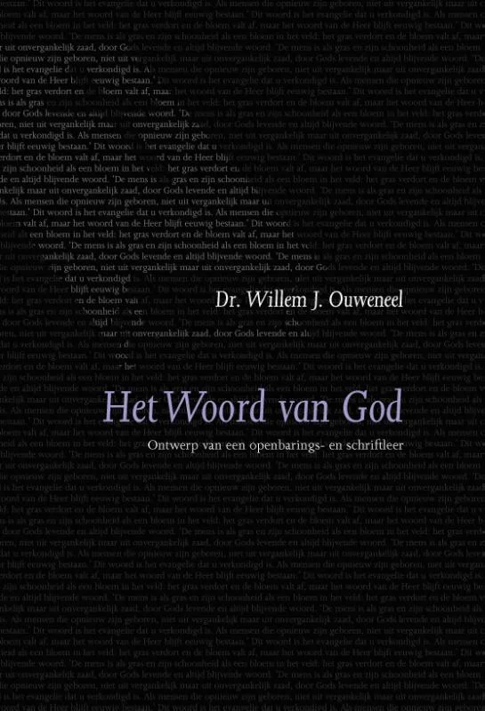 Het woord van God / Evangelisch-dogmatische reeks Bestseller