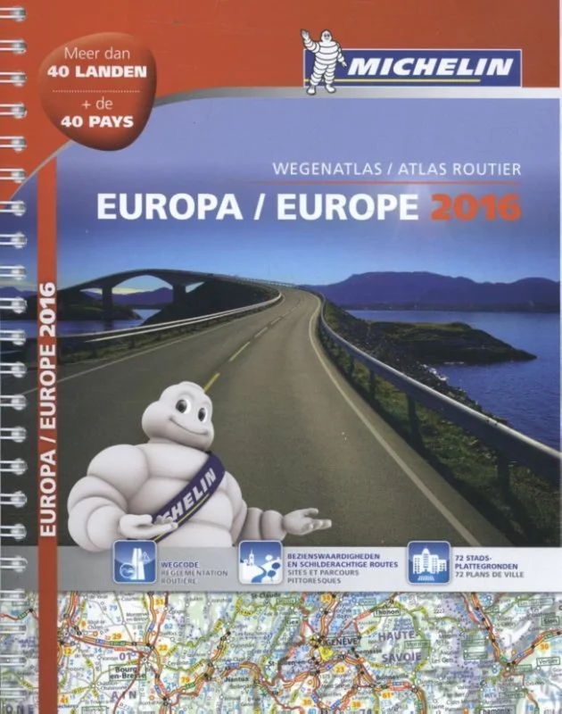 Atlas Michelin Europa 2016 Exclusieve Aanbieding