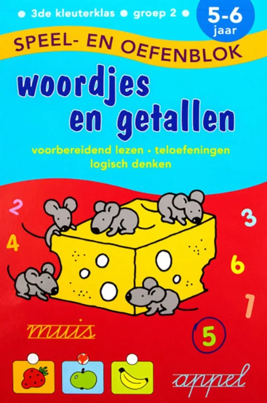 Beperkt Aanbod Speel en Oefenblok 5 tot 6 jaar Woordjes en Getallen