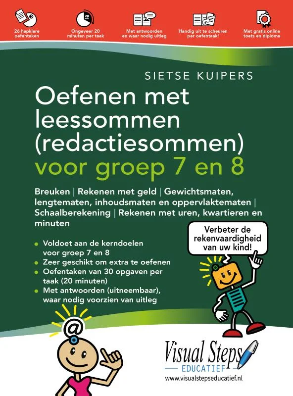 Oefenen met leessommen (redactiesommen) voor groep 7 en 8 Nu Kopen