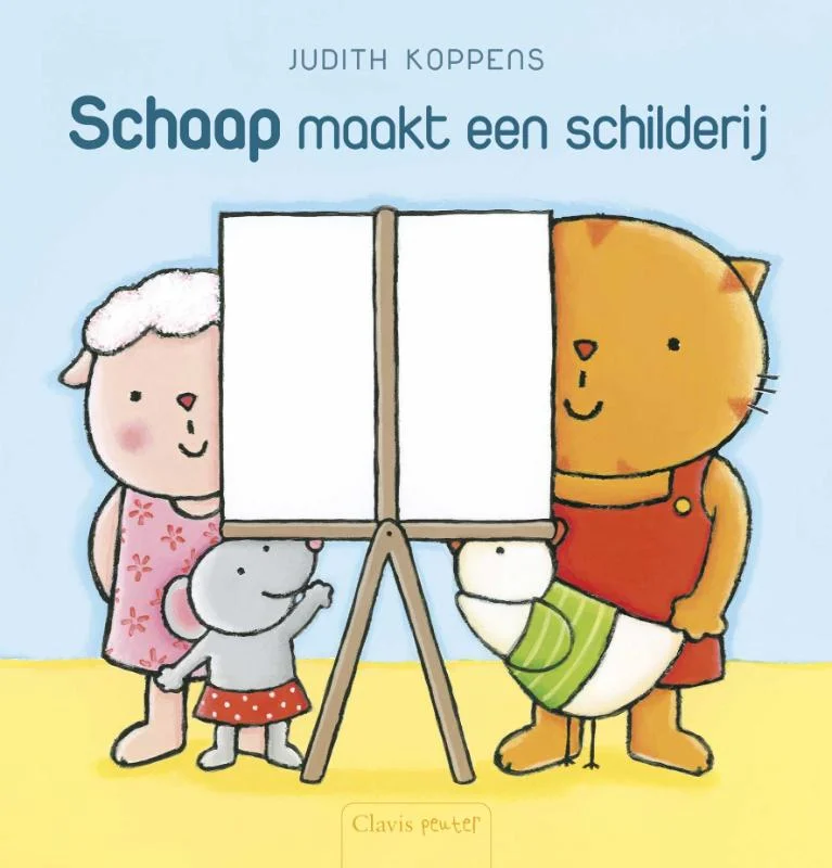 Schaap maakt een schilderij Snelle Levering
