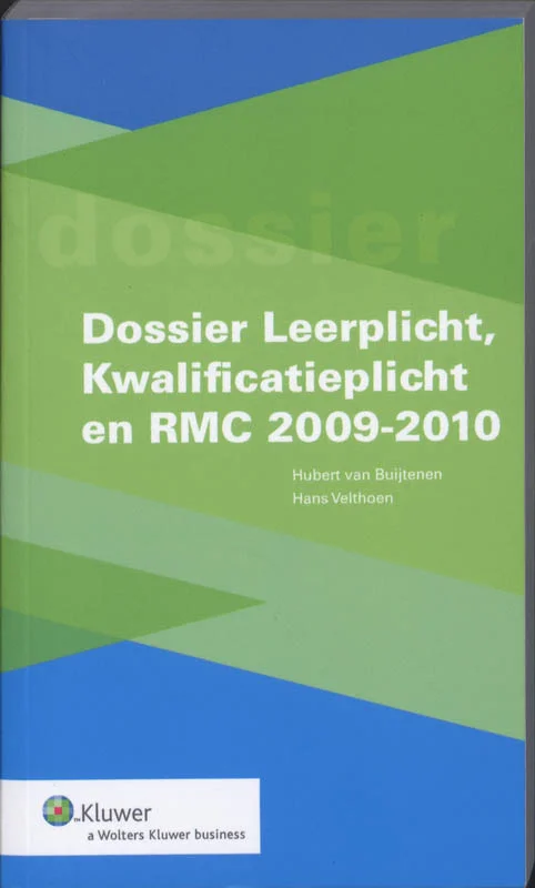 Nu Kopen Dossier Leerplicht, Kwalificatieplicht en RMC